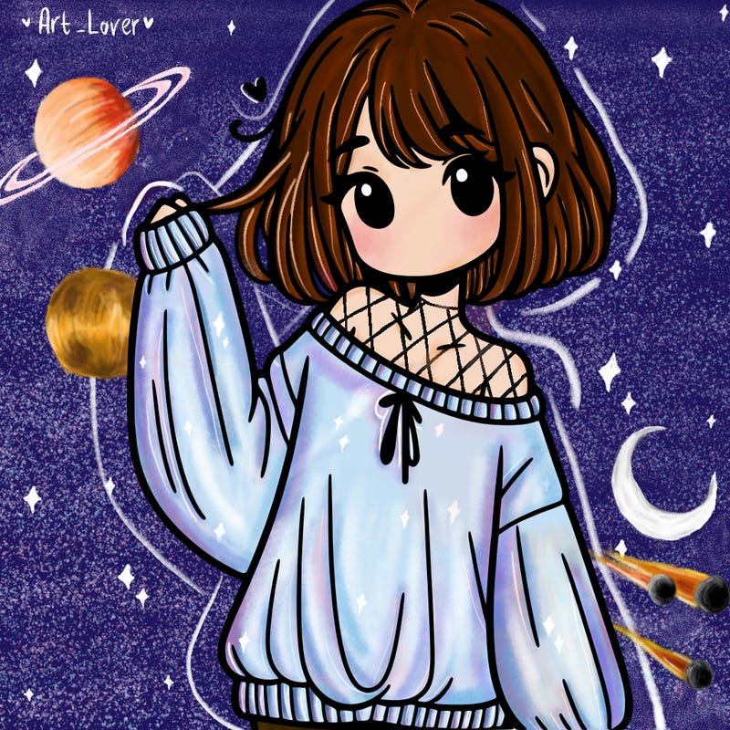 girl in baggy sweater hanging off her shoulder