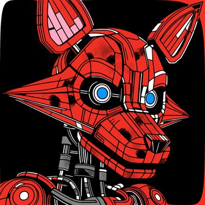 realistic  foxy from five nights at freddys