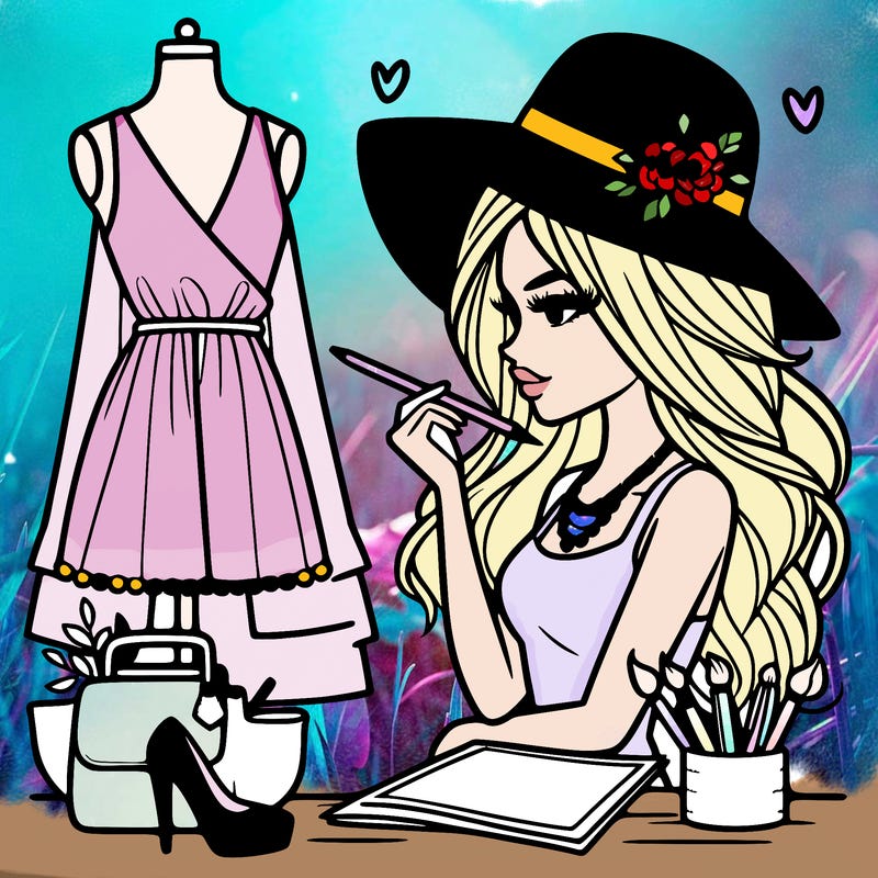 a stylish fashion designer