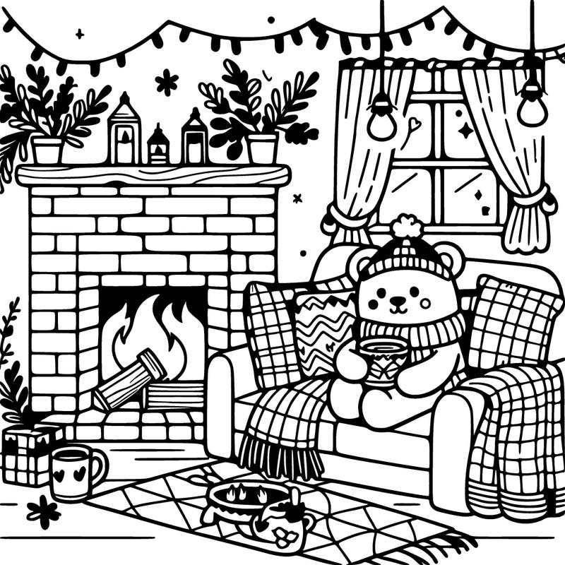 cozy coloring