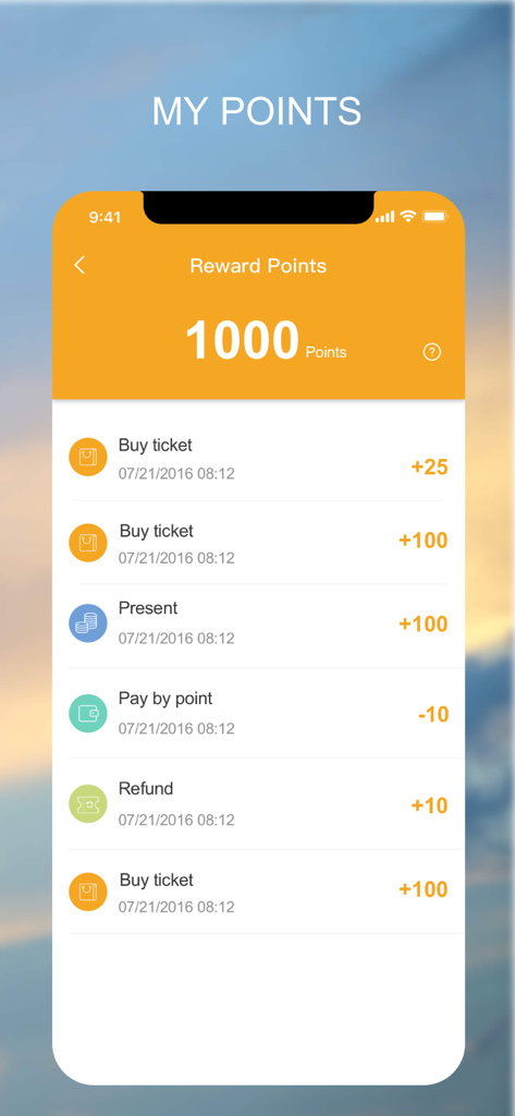 Wanda Coach - Wanda Coach app reward points balance and transaction history
