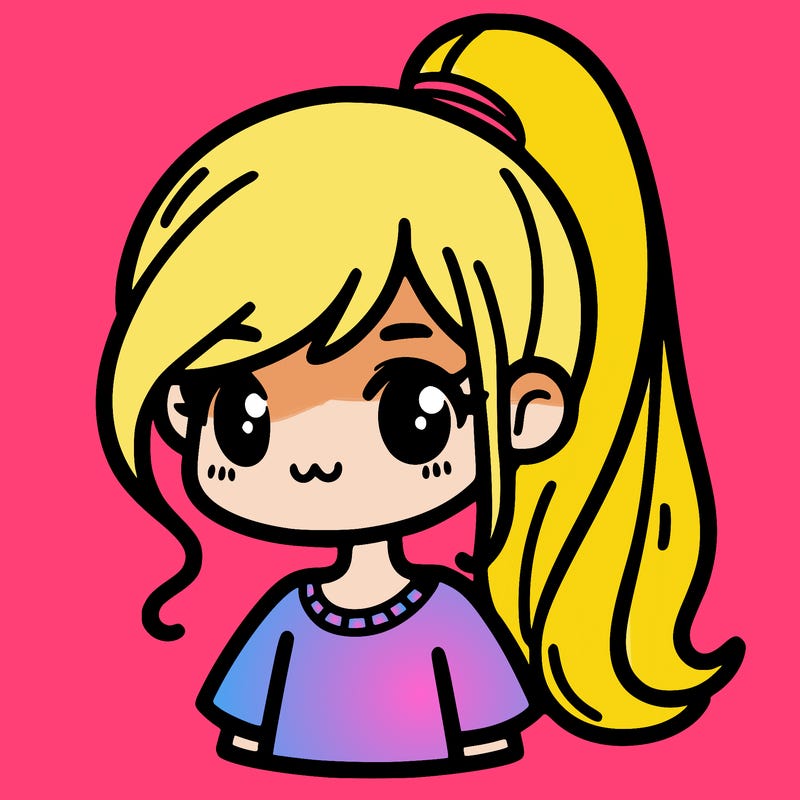 girl with ponytail