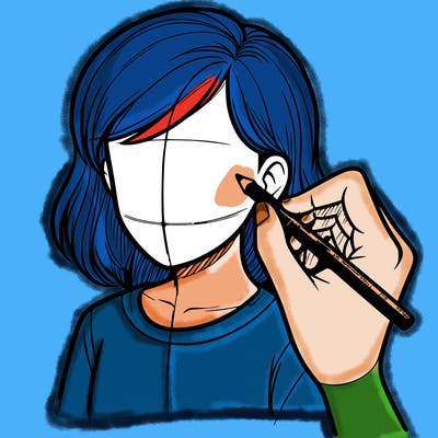 drawing a realistic person