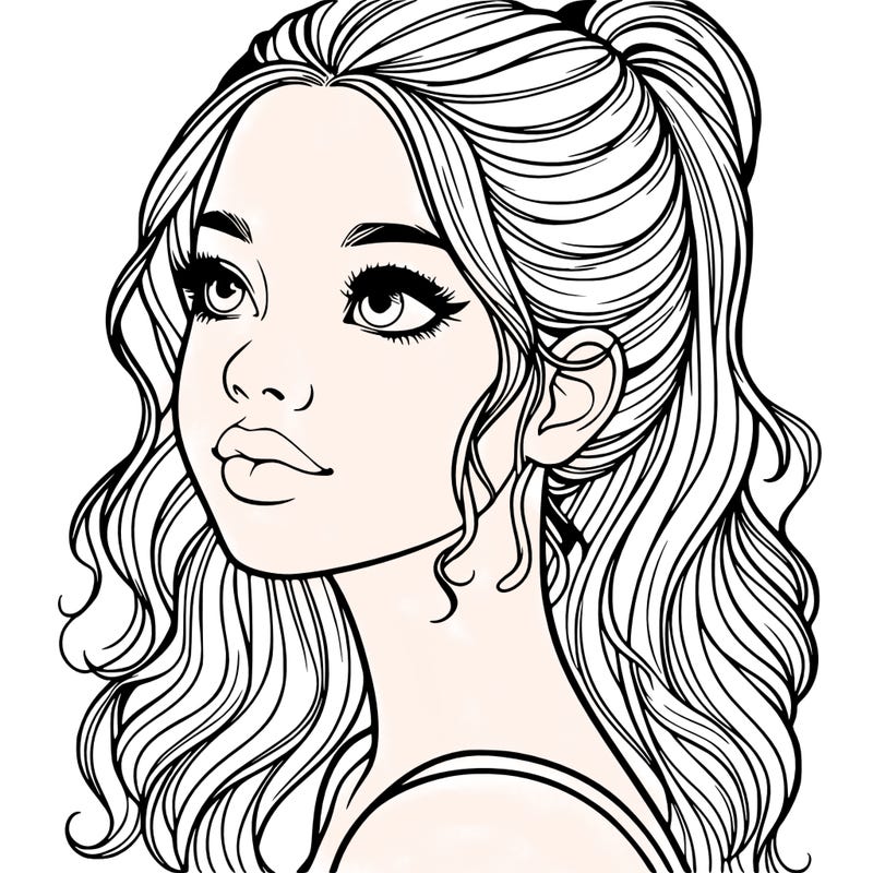 beautiful realistic girl