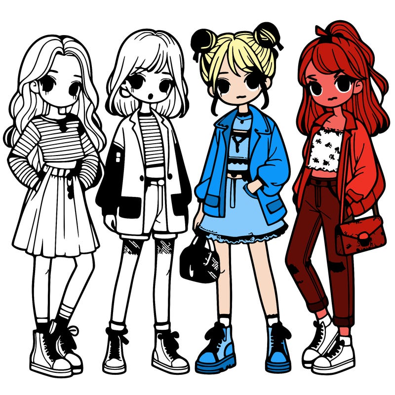 girls with fashion