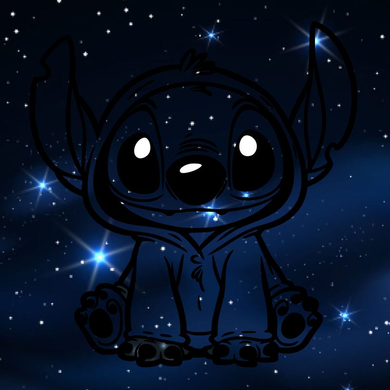 stitch in a dog costume