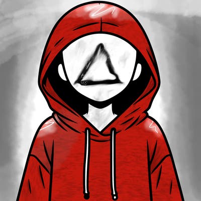 faceless girl in hoodie