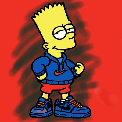 bart has nike