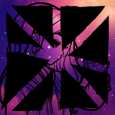 a realistic girl spray painting