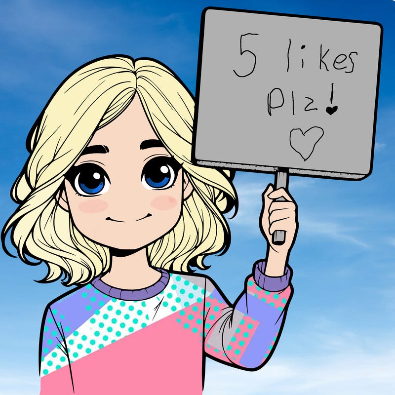 realistic girl holding up a sign