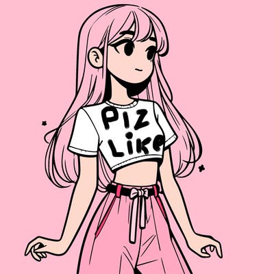 girl in a cute crop top