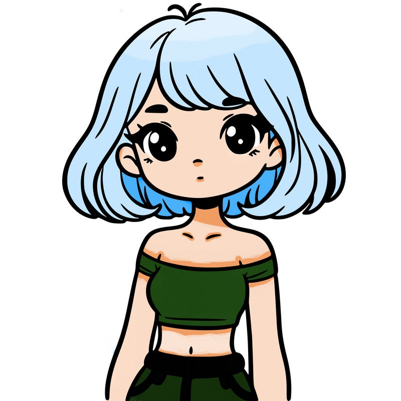 girl in a cute crop top