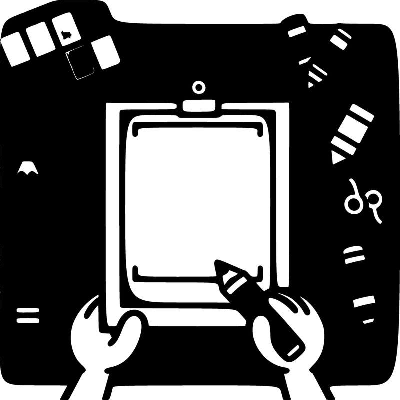 create a blank piece of paper with absolutely nothing