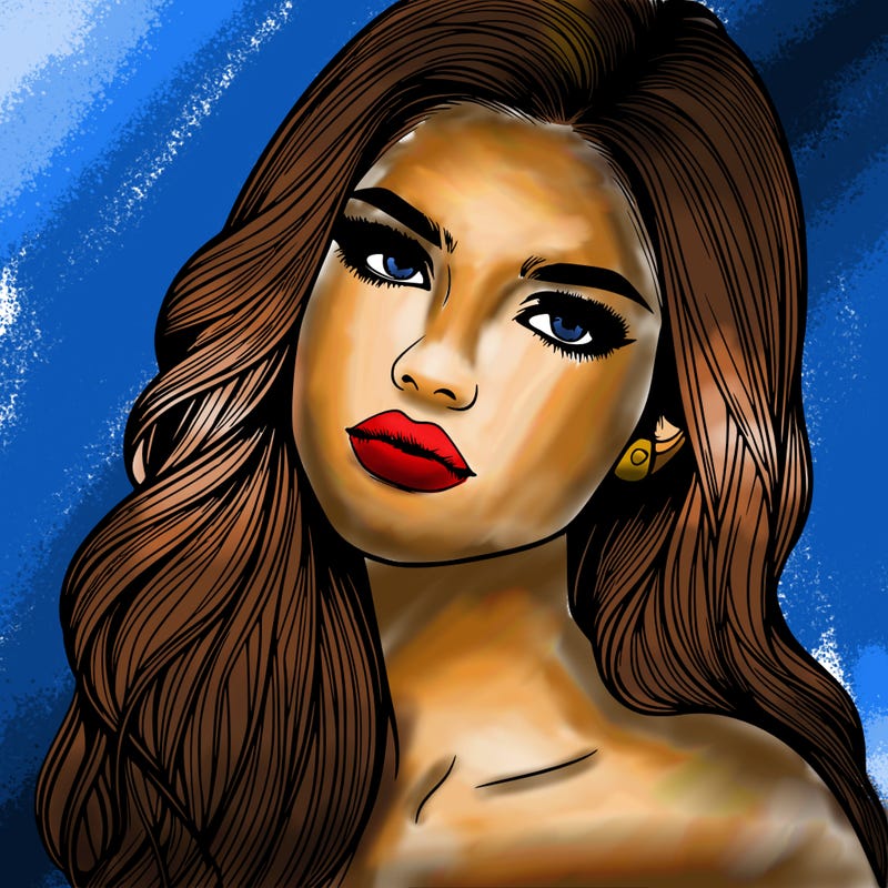 realistic girl model beautiful