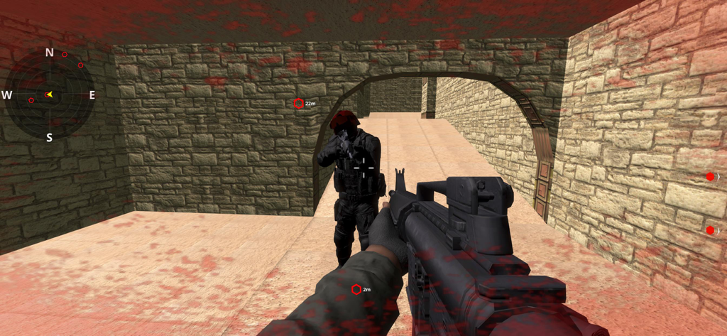 Sniper Pure Team Swat Games - First person view of a tactical swat team member in a combat mission