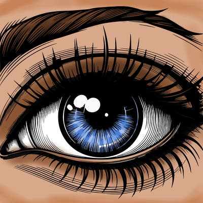 realistic eye