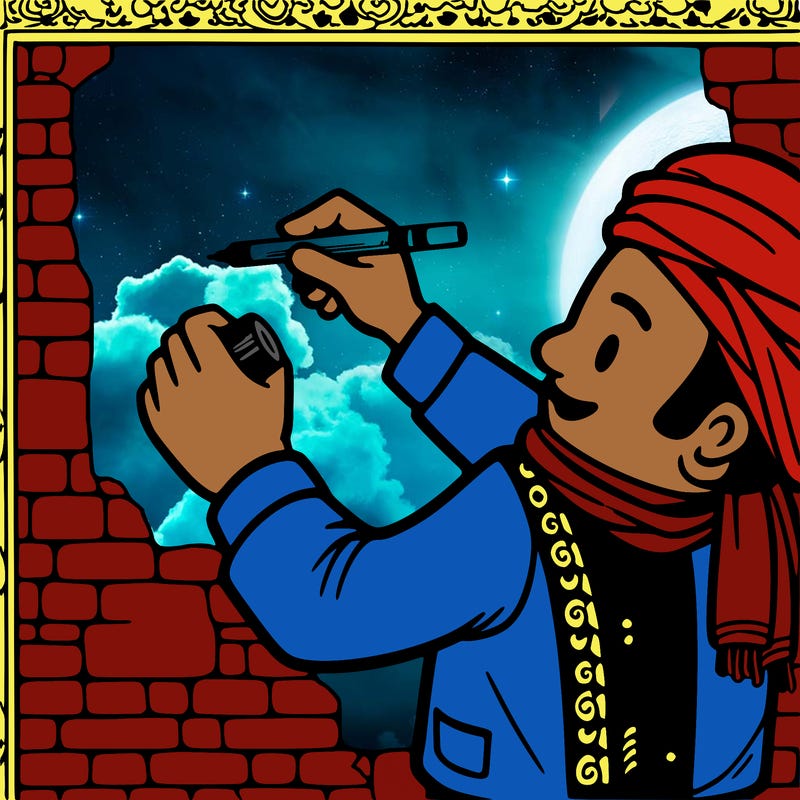 a empty wall that someone is drawing on but it was empty