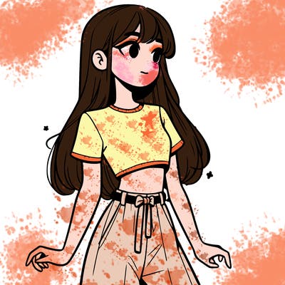 girl in a cute crop top