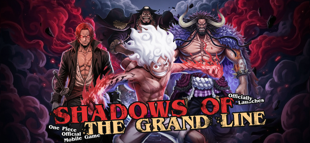 Dream Voyage New World 모바일 전략 RPG의 강력한 애니메이션 해적 선장 4명의 일러스트