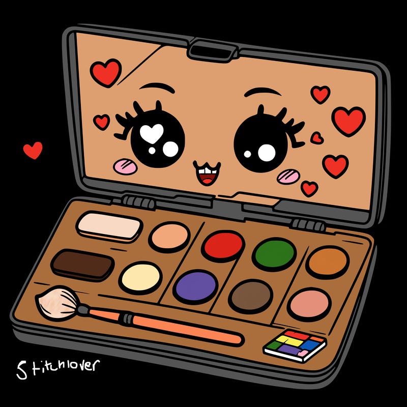 makeup pallet