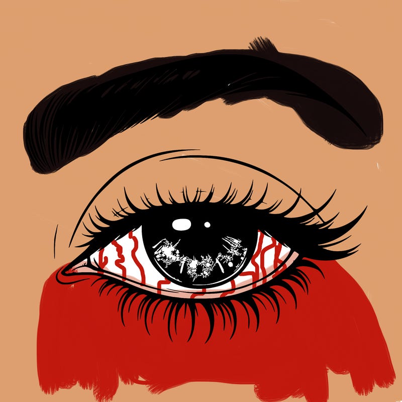 eye closed realistic