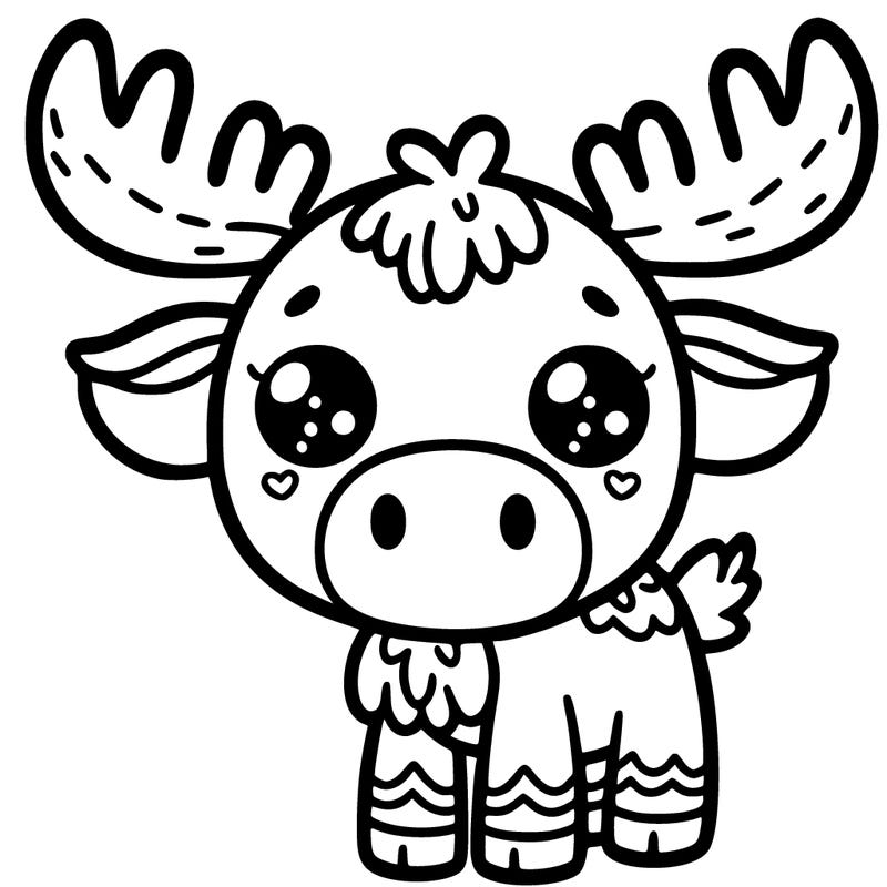 cute moose