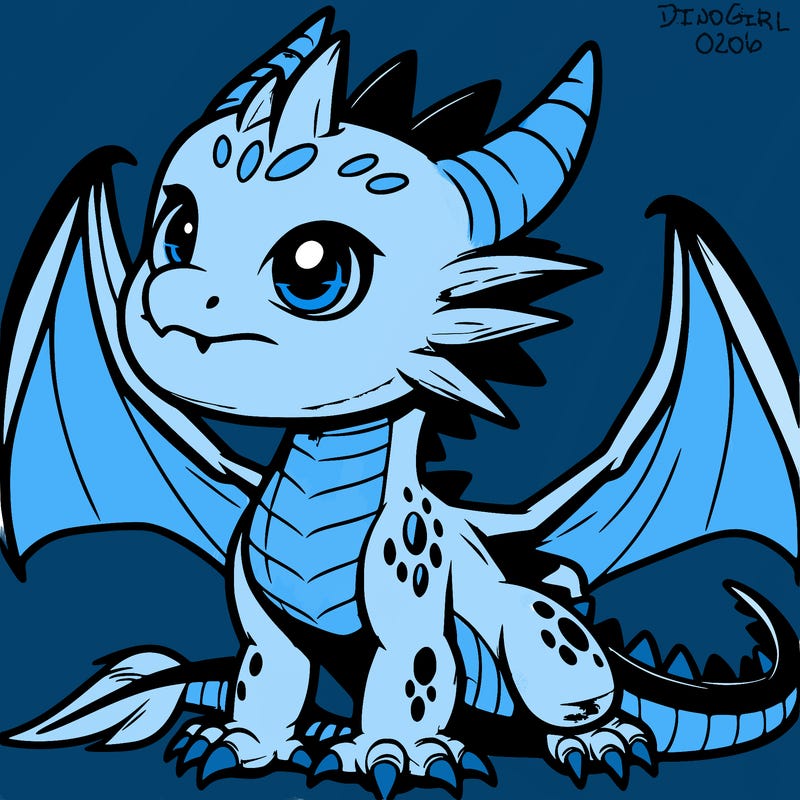 fierce baby night dragon