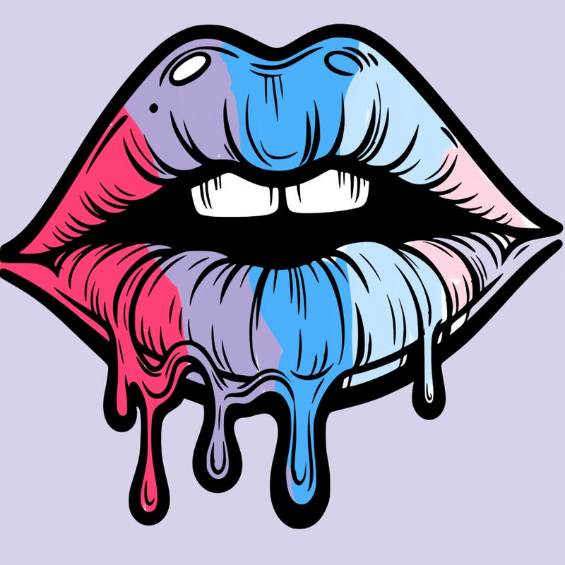 lips that look realistic and drip