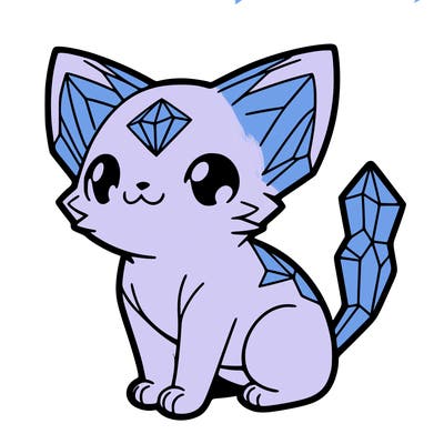 crystal kitten