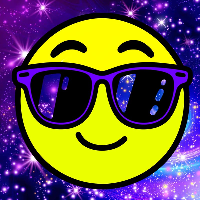 emoji with sunglasses