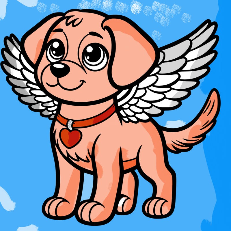 dog with wings
