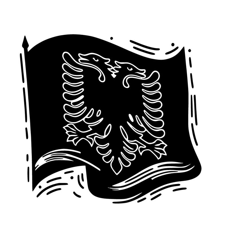 albanian flag