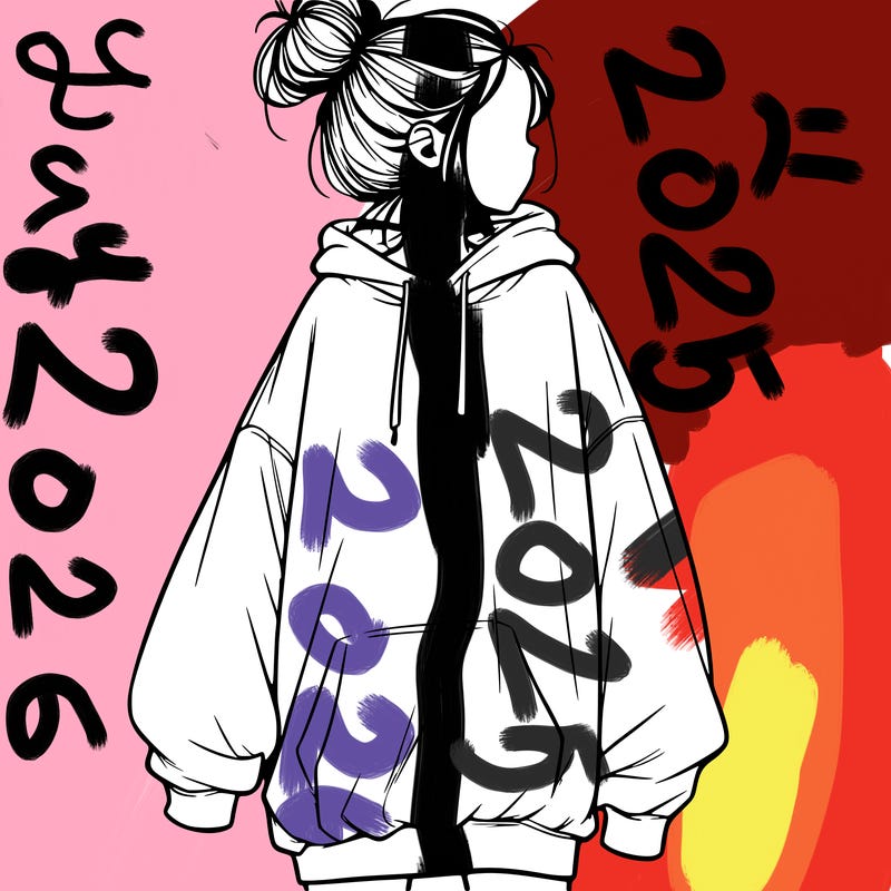 realistic girl with a oversized sweatshirt on and a bun