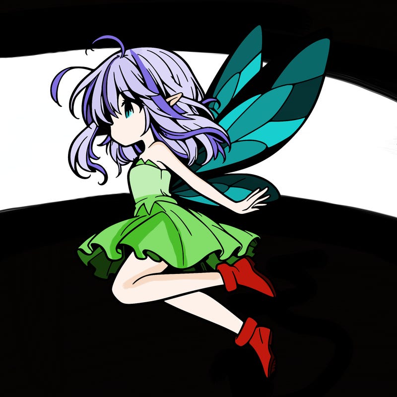 manga fairy flying
