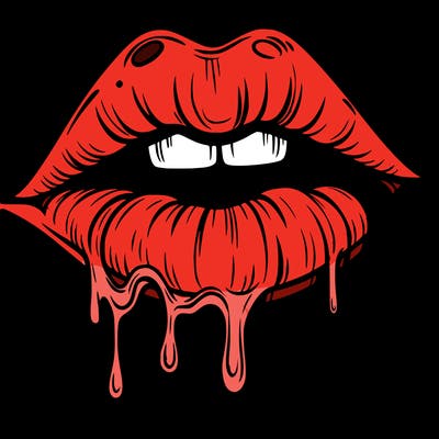 lips that look realistic and drip