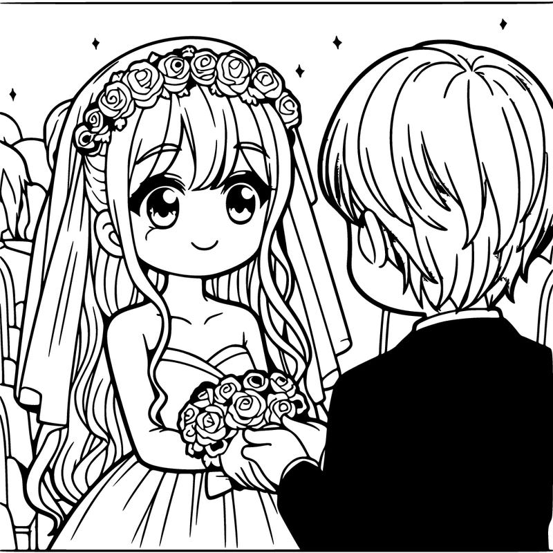 a girl getting marred