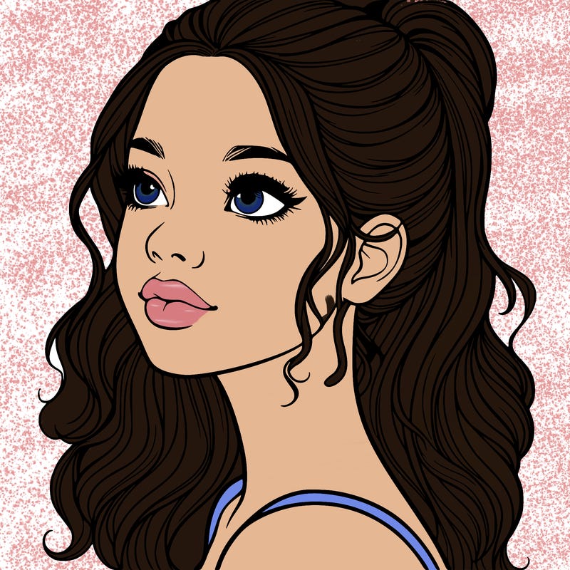 beautiful realistic girl