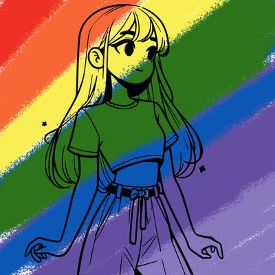 girl in a cute crop top