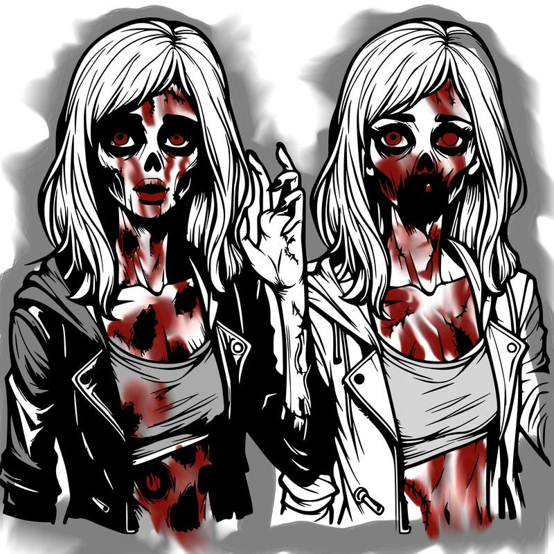 realistic zombie girl