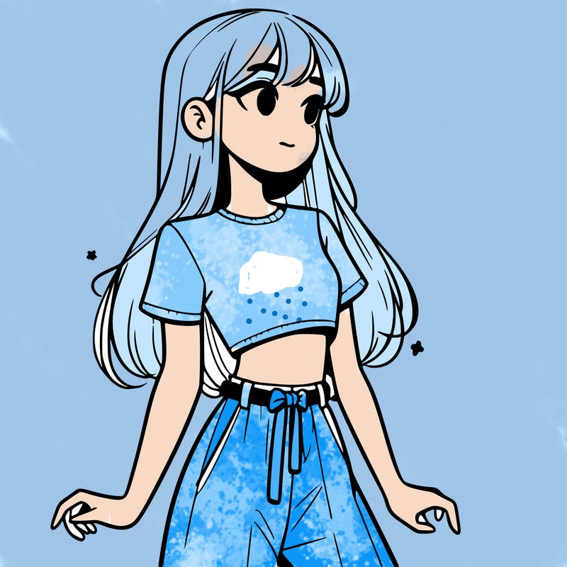 girl in a cute crop top