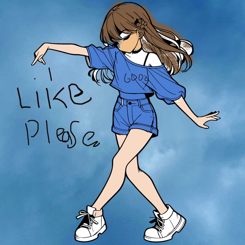 realistic girl danceing