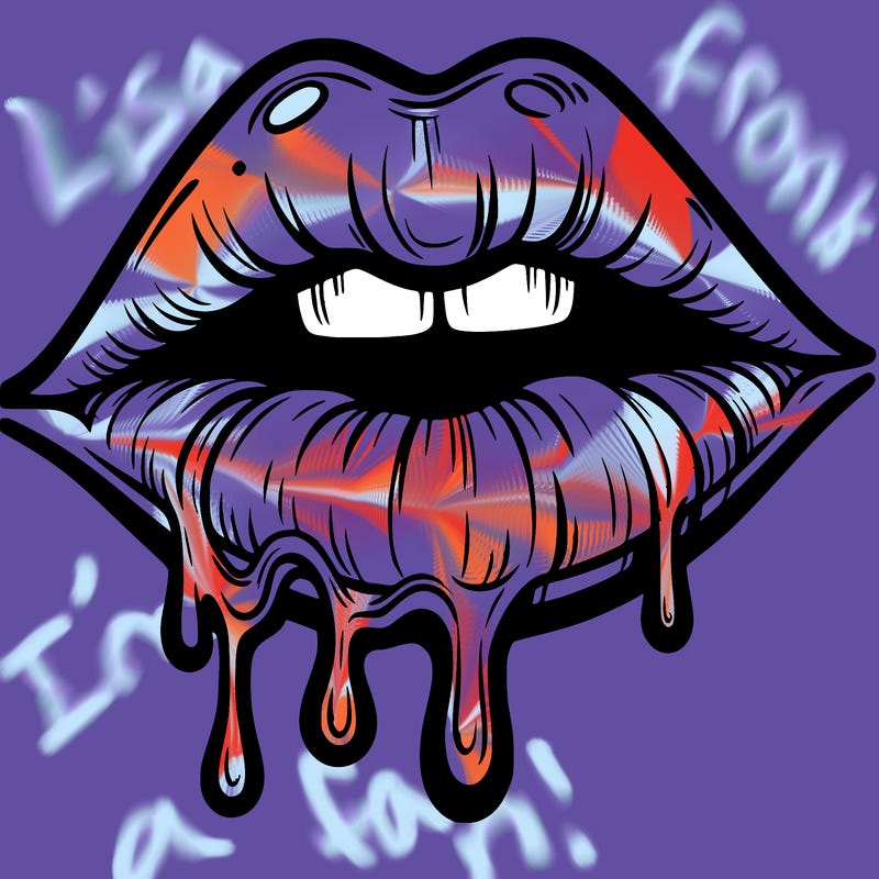 lips that look realistic and drip