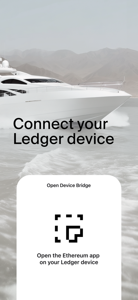 Steps to connect a Ledger hardware wallet to the 1inch app