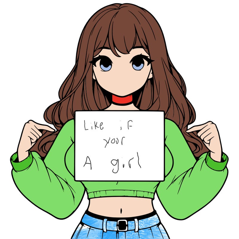 girl holding a blank sign in a long sleeve crop top