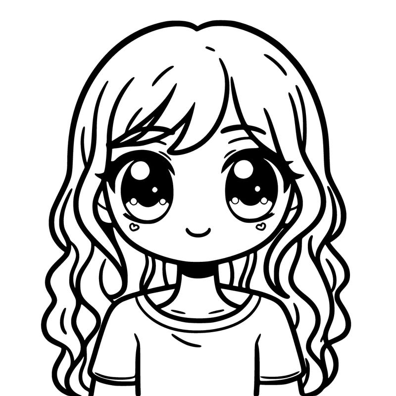 a girl with blue eyes