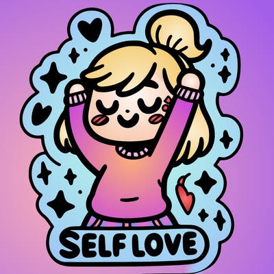 self-love sticker