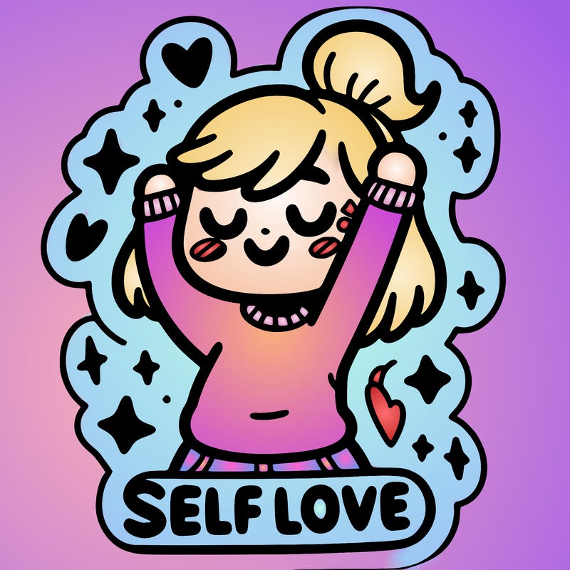 self-love sticker