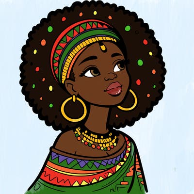 african woman