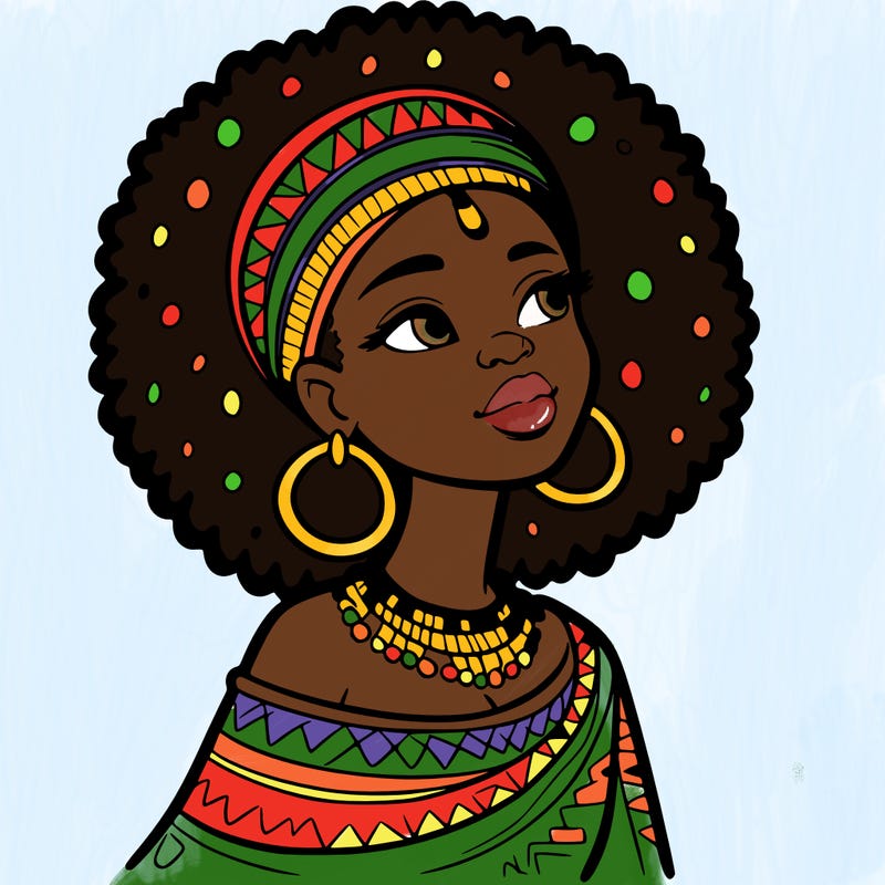 african woman