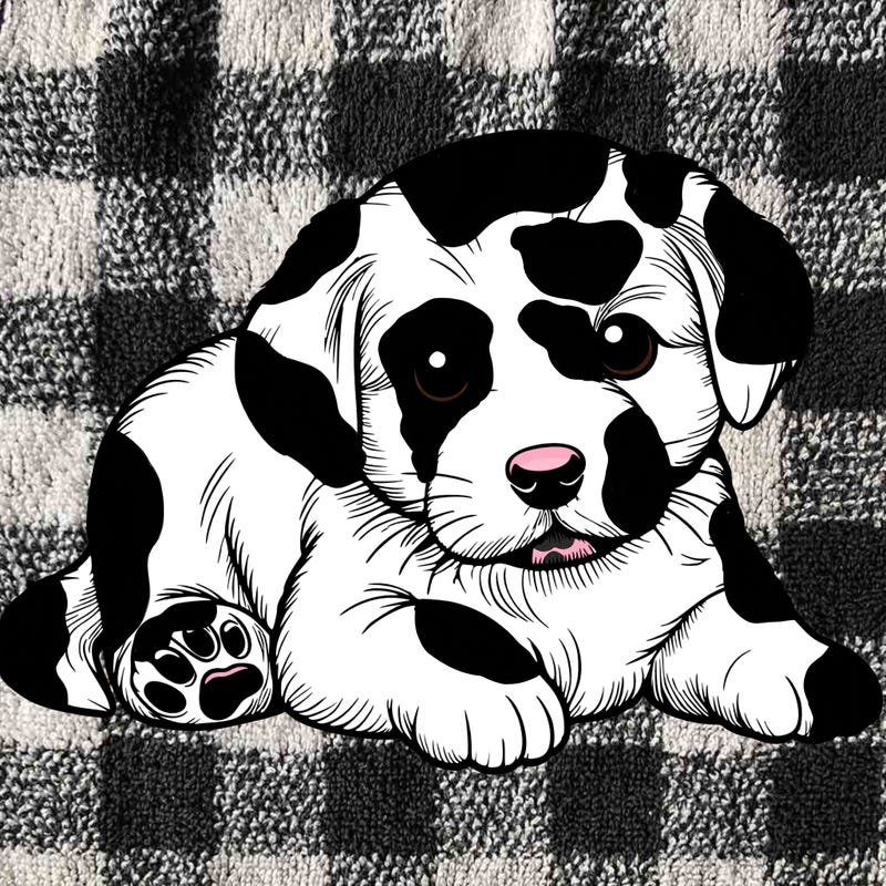 a cute realistic puppy